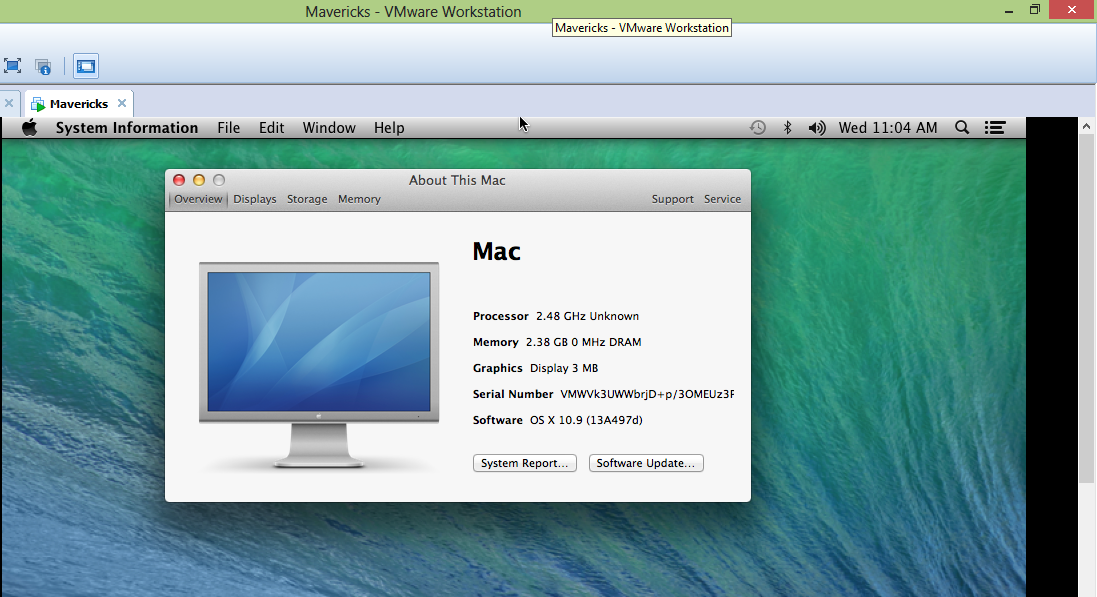 vmware mac os x image for windows